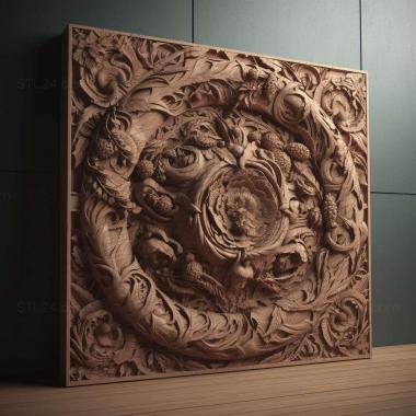 Patterns and decorations stl Centris 1 3d model